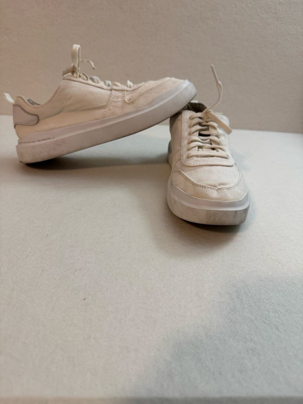 Cole Haan Women's GrandPro Rally Convas Court Sneakers Tennis White 7B